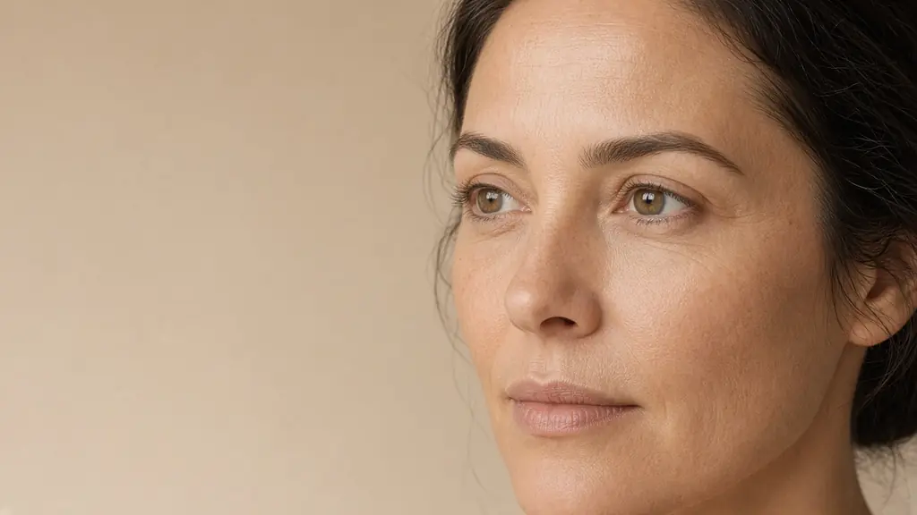 Visage détendu d’une femme, front et regard, illustration des injections de Botox